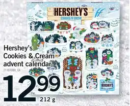 Fortinos HERSHEY'S COOKIES & CREAM ADVENT CALENDAR, 212 G offer