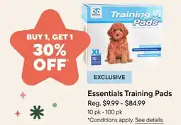 Petvalu Essentials Training Pads offer