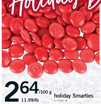 Fortinos HOLIDAY SMARTIES offer