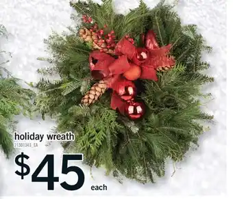 Fortinos HOLIDAY WREATH offer