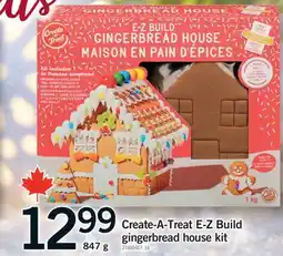 Fortinos CREATE-A-TREAT E-Z BUILD GINGERBREAD HOUSE KIT, 847 G offer