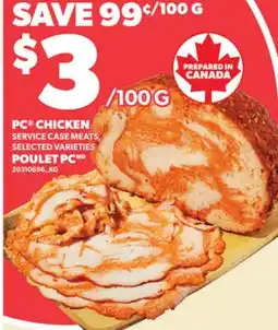 Independent Grocer PC CHICKEN SERVICE CASE MEATS offer