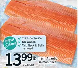 Fortinos FRESH ATLANTIC SALMON FILLET offer