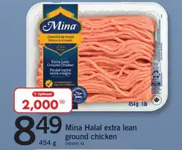 Fortinos MINA HALAL EXTRA LEAN GROUND CHICKEN, 454 G offer