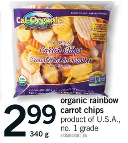 Fortinos ORGANIC RAINBOW CARROT CHIPS, 340 G offer