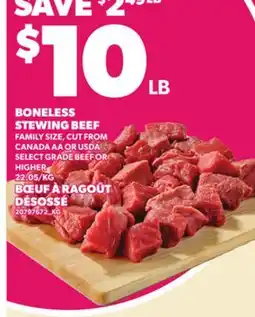 Independent Grocer BONELESS STEWING BEEF offer