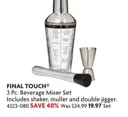 Home Hardware 3 Pc. Beverage Mixer Set offer
