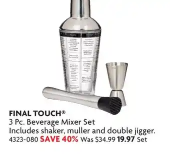 Home Hardware 3 Pc. Beverage Mixer Set offer