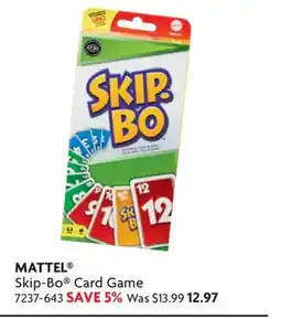 Home Hardware Skip-Bo Card Game offer