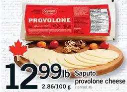 Fortinos SAPUTO PROVOLONE CHEESE, 2.86/100 G offer