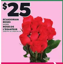 Independent Grocer ECUADORIAN ROSES offer