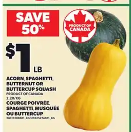 Independent Grocer ACORN SPAGHETTI BUTTERNUT OR BUTTERCUP SQUASH offer