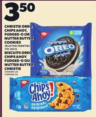 Independent Grocer CHRISTIE OREO, CHIPS AHOY, FUDGEE-O OR NUTTER BUTTER COOKIES, 170-303 G offer