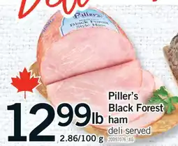 Fortinos PILLER'S BLACK FOREST HAM offer