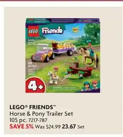 Home Hardware LEGO FRIENDS Horse & Pony Trailer Set offer