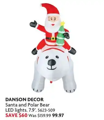 Home Hardware Santa and Polar Bear offer