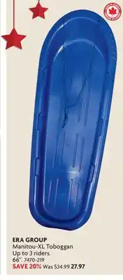 Home Hardware ERA GROUP Manitou-XL Toboggan Up to 3 riders offer