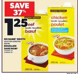Independent Grocer NO NAME BROTH, 900 ML offer