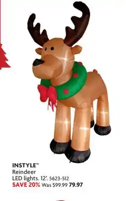 Home Hardware Reindeer LED lights offer