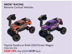 Home Hardware NKOK RACING Remote Control Vehicles offer