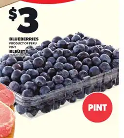 Independent Grocer BLUEBERRIES offer