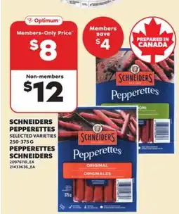Independent Grocer SCHNEIDERS PEPPERETTES, 250-375 G offer
