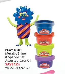 Home Hardware Play-Doh Metallic Shine & Sparkle Set offer