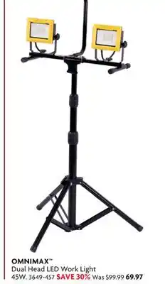 Home Hardware Dual Head LED Work Light offer