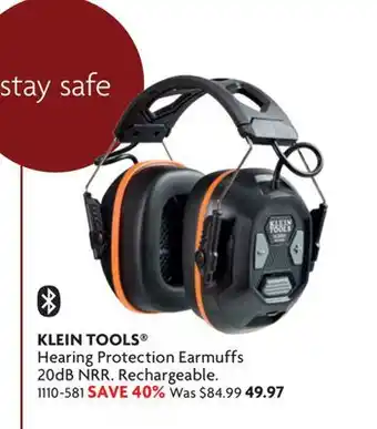 Home Hardware Hearing Protection Earmuffs offer
