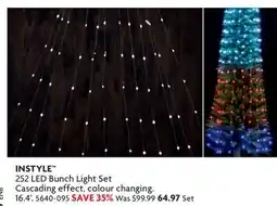 Home Hardware INSTYLE 252 LED Bunch Light Set Cascading effect, colour changing offer