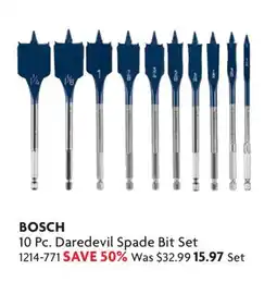 Home Hardware 10 Pc. Daredevil Spade Bit Set offer