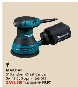 Home Hardware 5 Random Orbit Sander offer