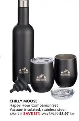 Home Hardware Happy Hour Companion Set Vacuum insulated, stainless steel offer