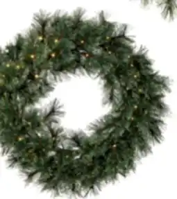 Home Hardware INSTYLE Cashmere Collection Warm white micro LED Lights Wreath offer