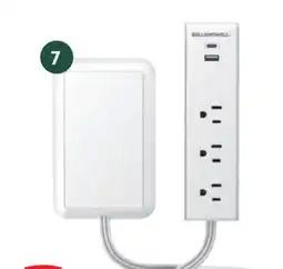 Home Hardware BELL & HOWELL Slim Outlet Strip offer