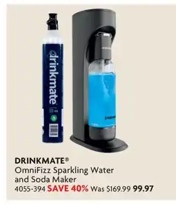 Home Hardware OmniFizz Sparkling Water and Soda Maker offer