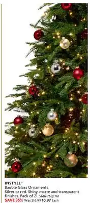 Home Hardware Bauble Glass Ornaments offer