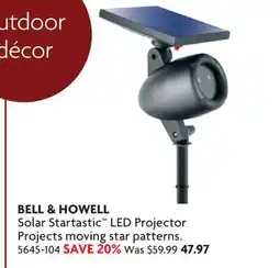 Home Hardware Solar Startastic LED Projector offer