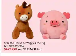 Home Hardware Star the Horse or Wiggles the Pig 12 offer