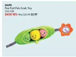 Home Hardware Pea Pod Pals Grab Toy offer