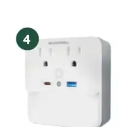 Home Hardware Surge Protector with LED 2 AC outlets offer