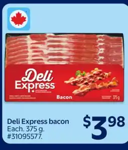 Walmart Deli Express bacon offer