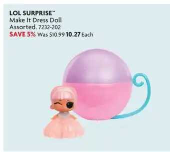 Home Hardware Make It Dress Doll offer