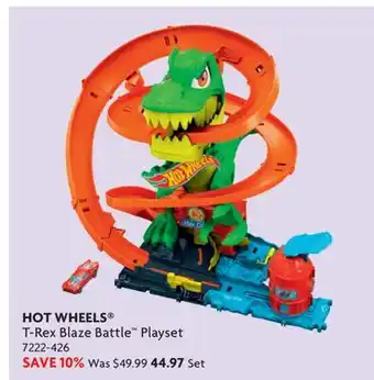 Home Hardware T-Rex Blaze Battle Playset offer