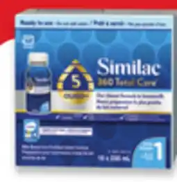 Walmart Similac 360 Total Care ready to feed Step 1 infant formula offer