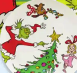 Walmart Holiday Grinch dinnerware offer