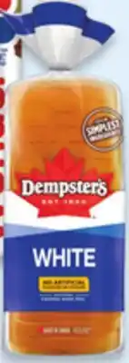 Walmart Dempster's white bread offer