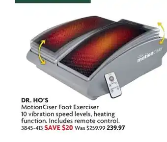 Home Hardware DR. HO'S MotionCiser Foot Exerciser offer