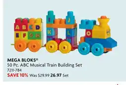 Home Hardware 50 Pc. ABC Musical Train Building Set offer