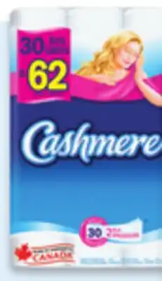 Walmart Cashmere bathroom tissue 30 = 62, 253 sheets per roll offer